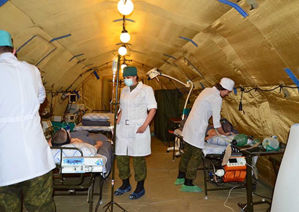 Работа медиков в зоне проведения специальной военной операции